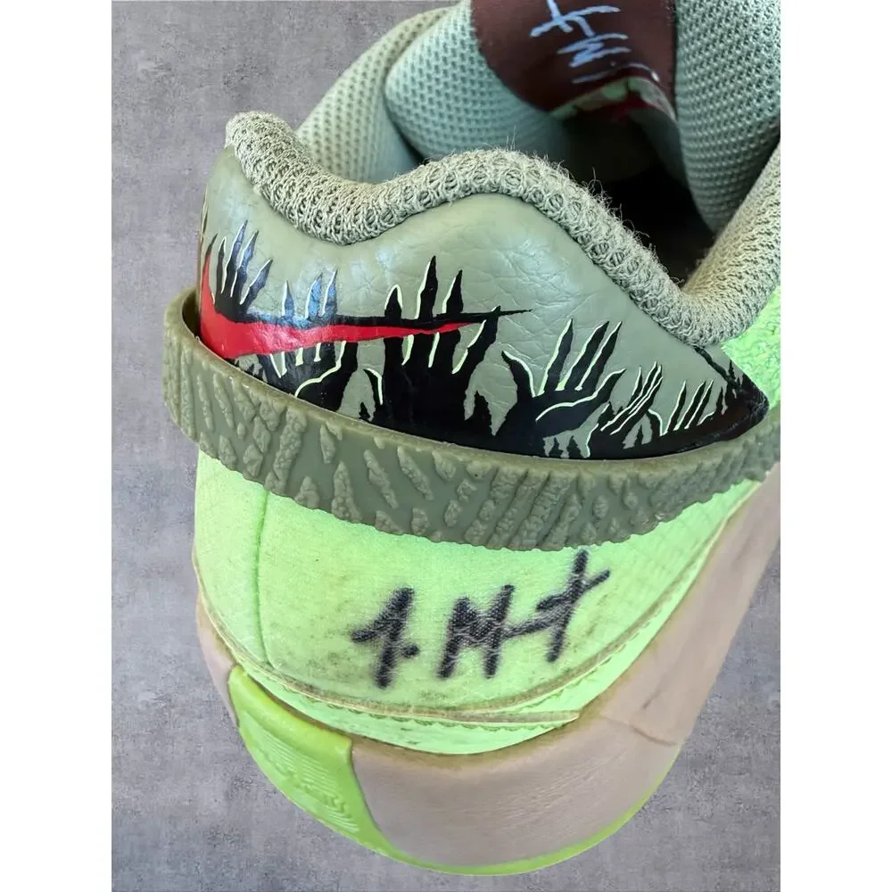 Nike Ja 1 Halloween Zombie Lime Blast Green FV6097-300 Big Kids Size 5.5Y / W7